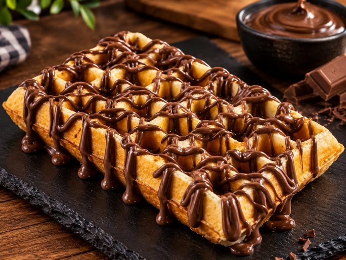 Belgian Chocolate Waffle at 4Crepe
