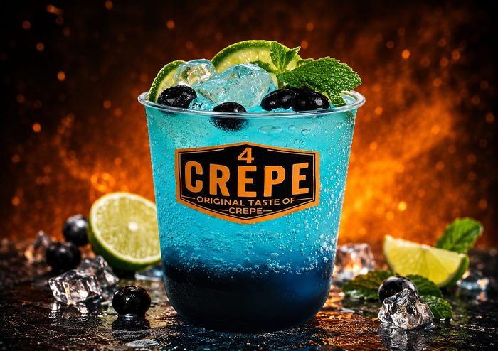 Blueberry Mojito at 4Crepe