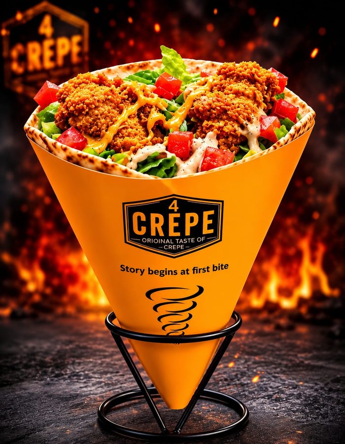 Zinger Wrap at 4Crepe